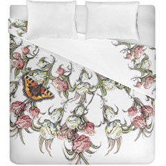 Lady Of The Flowers - By Larenard Duvet Cover Double Side (king Size) by LaRenard