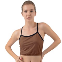 Caramel Cafe Brown - Mini Tank Bikini Top by FashionLane