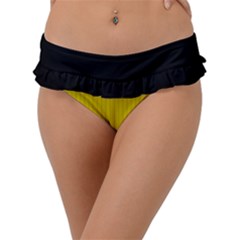 Citrine Yellow - Frill Bikini Bottom by FashionLane