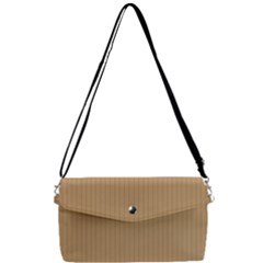 Wood Brown - Removable Strap Clutch Bag by FashionLane