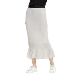 Alabaster - Maxi Fishtail Chiffon Skirt by FashionLane