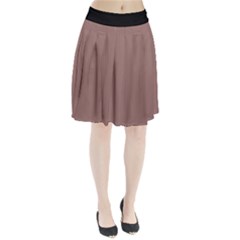 Burnished Brown - Pleated Skirt by FashionLane