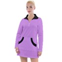 Bright Lilac - Women s Long Sleeve Casual Dress View1