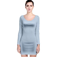 Beau Blue - Long Sleeve Bodycon Dress by FashionLane