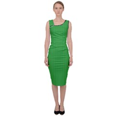 Just Green - Sleeveless Pencil Dress by FashionLane