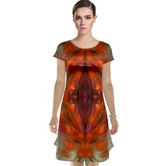 Landscape In A Colorful Structural Habitat Ornate Cap Sleeve Nightdress by pepitasart