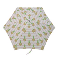 Heart Pineapple Mini Folding Umbrellas by designsbymallika