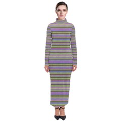 Vintage Knitting Turtleneck Maxi Dress by goljakoff