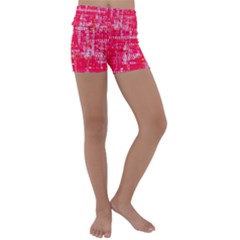 Mosaic Tapestry Kids  Lightweight Velour Yoga Shorts by essentialimage