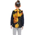 Yellow Poppies Kids  Hooded Puffer Vest View2