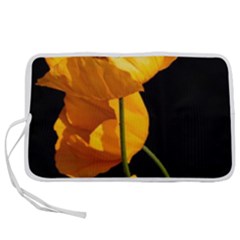 Yellow Poppies Pen Storage Case (s) by Audy