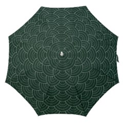 Green Sashiko Straight Umbrellas by goljakoff