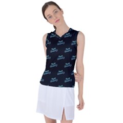 Just Beauty Words Motif Print Pattern Women s Sleeveless Sports Top by dflcprintsclothing