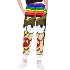  Rainbow Stoner Owl Tapered Pants by IIPhotographyAndDesigns