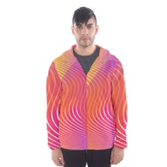 Chevron Line Poster Music Men s Hooded Windbreaker by Mariart