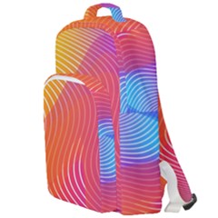 Chevron Line Poster Music Double Compartment Backpack by Mariart