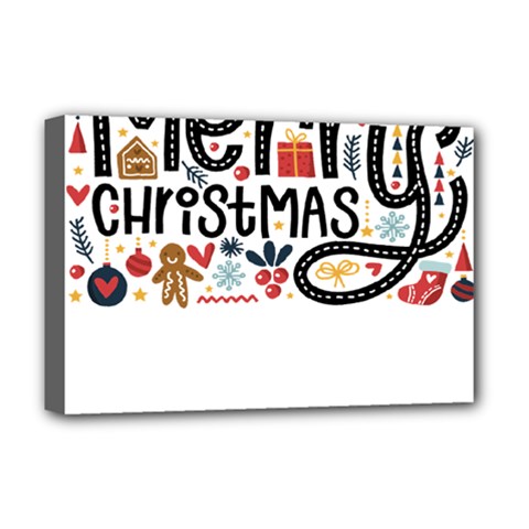 Merry Merry Deluxe Canvas 18  X 12  (stretched) by designsbymallika