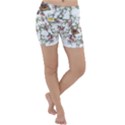 Lady Of The Flowers - by LaRenard Lightweight Velour Yoga Shorts View1