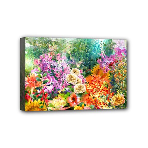 Forest Flowers  Mini Canvas 6  X 4  (stretched) by ArtsyWishy