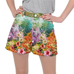 Forest Flowers  Ripstop Shorts by ArtsyWishy