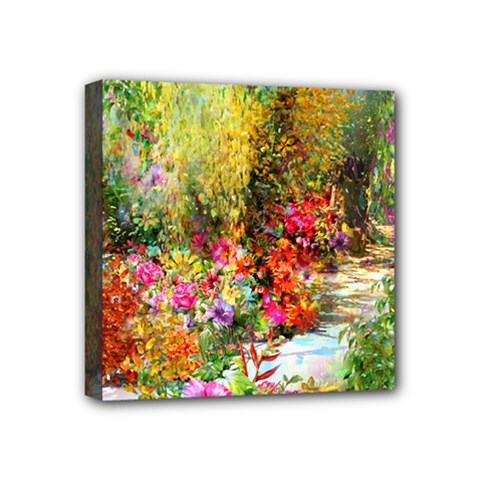 Forest Flowers  Mini Canvas 4  X 4  (stretched) by ArtsyWishy