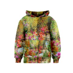 Forest Flowers  Kids  Pullover Hoodie by ArtsyWishy