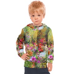 Forest Flowers  Kids  Hooded Pullover by ArtsyWishy