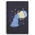 Aquarius Horoscope Astrology Zodiac 5.5  x 8.5  Notebook View1