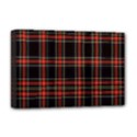 Stewart Black Tartan Deluxe Canvas 18  x 12  (Stretched) View1