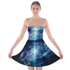 The Galaxy Strapless Bra Top Dress by ArtsyWishy