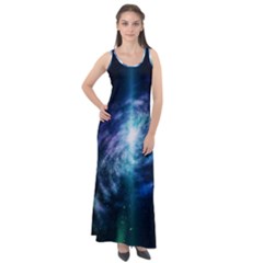 The Galaxy Sleeveless Velour Maxi Dress by ArtsyWishy