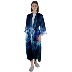 The Galaxy Maxi Satin Kimono by ArtsyWishy