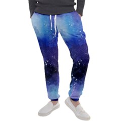 Blue Space Paint Men s Jogger Sweatpants by goljakoff