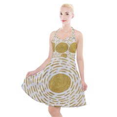 Sunshine Halter Party Swing Dress  by goljakoff