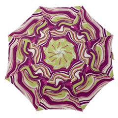 Purple Vivid Marble Pattern Straight Umbrellas by goljakoff