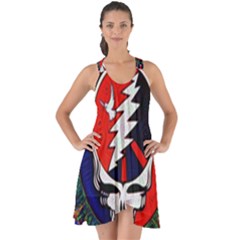 Grateful Dead - Show Some Back Chiffon Dress by Sapixe