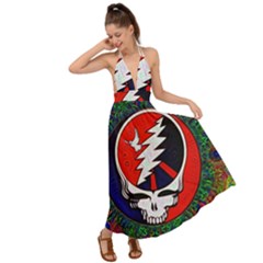 Grateful Dead - Backless Maxi Beach Dress by Sapixe