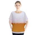 Beer Foam Bubbles Alcohol  Glass Batwing Chiffon Blouse View1