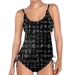 Hobo Signs Collected Inverted Tankini Set by WetdryvacsLair