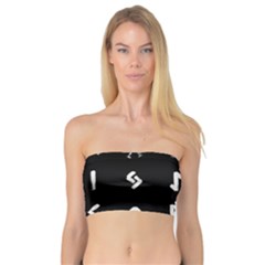 Elder Futhark Rune Set Collected Inverted Bandeau Top by WetdryvacsLair