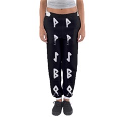 Elder Futhark Rune Set Collected Inverted Women s Jogger Sweatpants by WetdryvacsLair