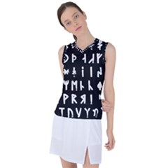 Complete Dalecarlian Rune Set Inverted Women s Sleeveless Sports Top by WetdryvacsLair