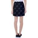 Arfican Head Sculpture Motif Print Pattern Tennis Skirt View2