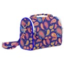 Blue Paisley Print 2 Satchel Shoulder Bag View2