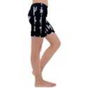 Medieval Runes Collected Inverted Complete Kids  Lightweight Velour Capri Yoga Leggings View3