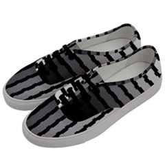 Nine Bar Monochrome Fade Squared Pulled Men s Classic Low Top Sneakers by WetdryvacsLair