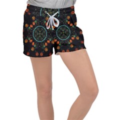 Mandala - 0006 - Floating Free Velour Lounge Shorts by WetdryvacsLair