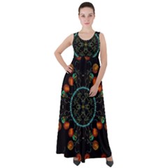 Mandala - 0006 - Floating Free Empire Waist Velour Maxi Dress by WetdryvacsLair