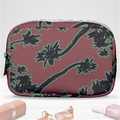 Tropical Style Floral Motif Print Pattern Make Up Pouch (small) by dflcprintsclothing