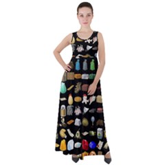 Glitch Glitchen Misc One Empire Waist Velour Maxi Dress by WetdryvacsLair